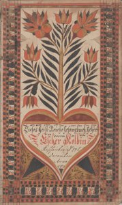 Ex-libris pour Esther Kolb, 27 décembre 1813